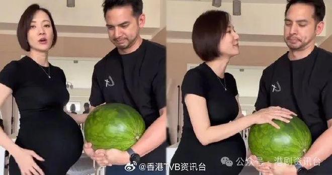 老公怀25磅西瓜体验做大肚婆滋味不朽情缘手机版王君馨怀孕39周！